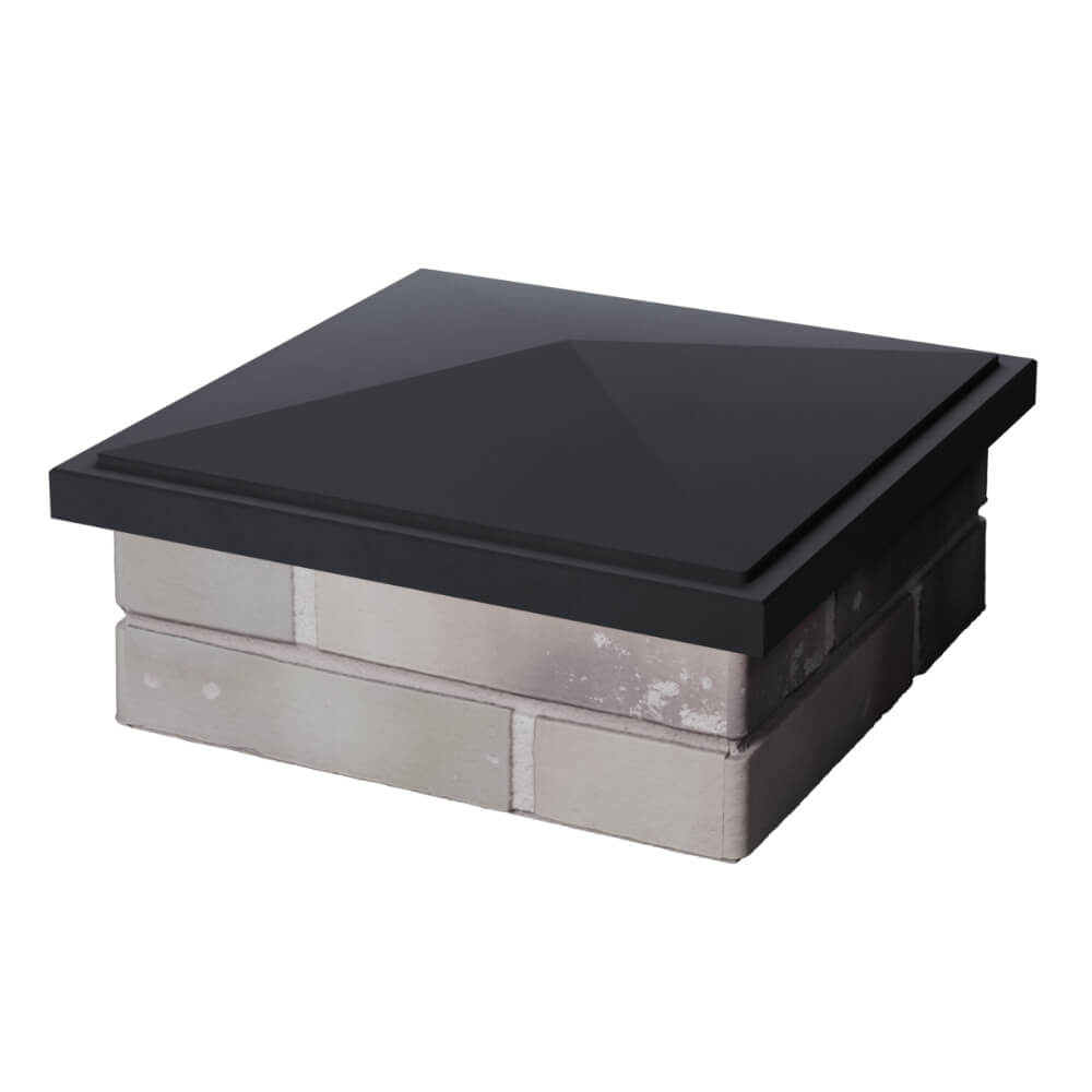 Колпак Zking БонаМоно Серый на столб 1.5х1.5 кирпича (385х385, 400х400мм) в Новочебоксарске фото