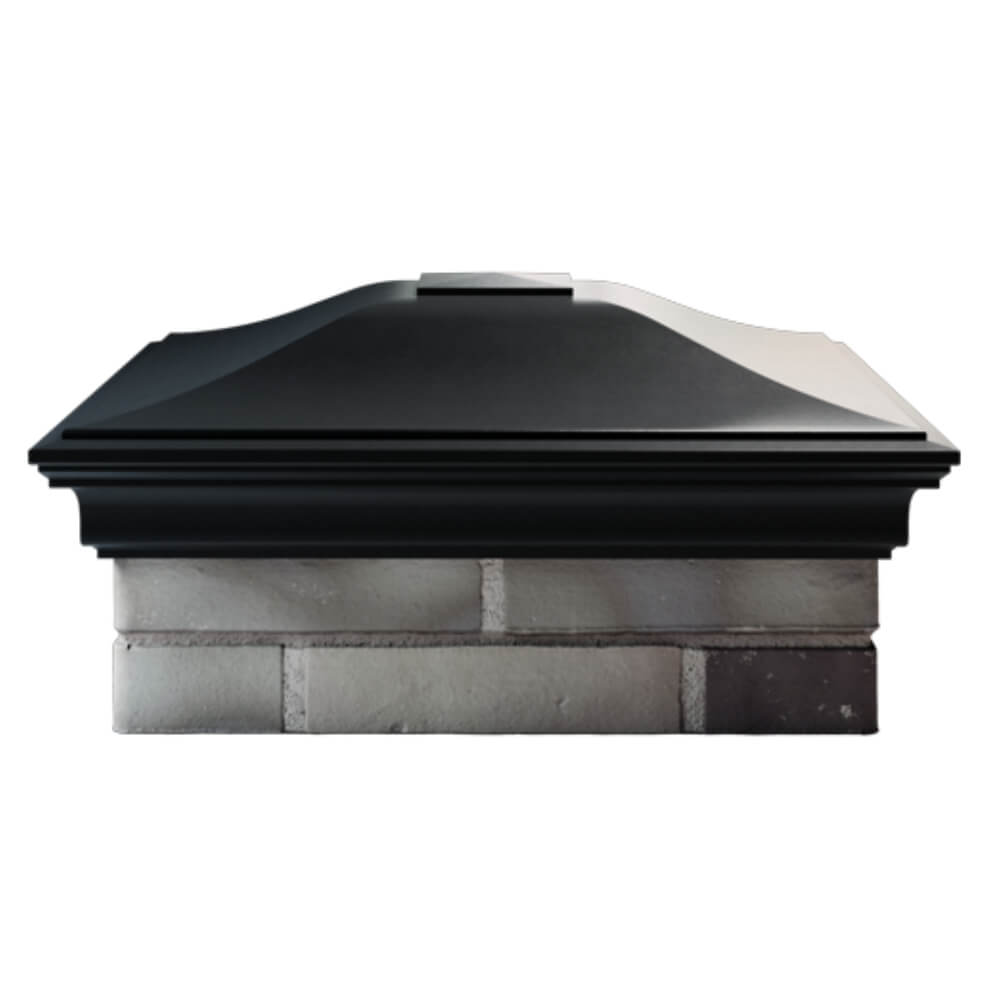 Колпак Zking Монблан Черный на столб 2х2 кирпича (515х515мм) в Новочебоксарске фото