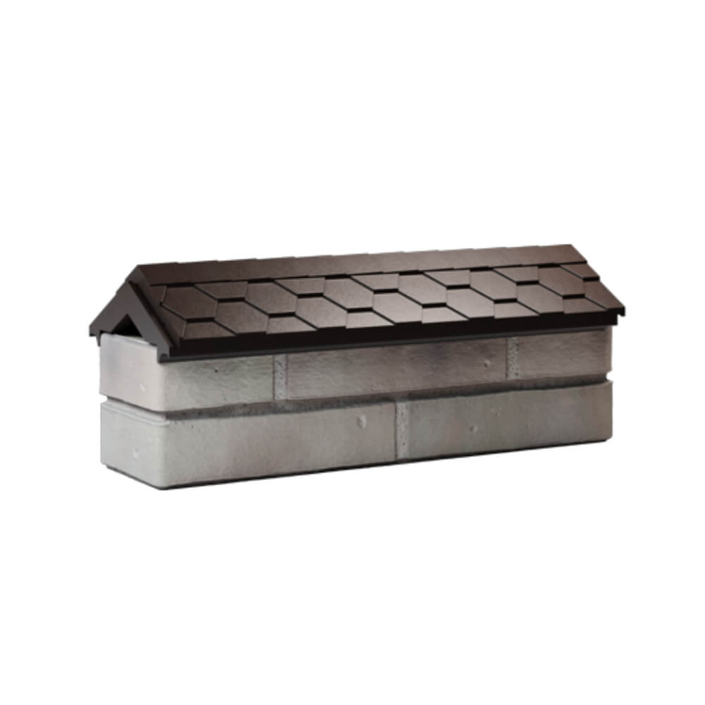 Парапет Zking Эверест Коричневый с посадкой на 0.5 кирпича (130мм) Новочебоксарск фото