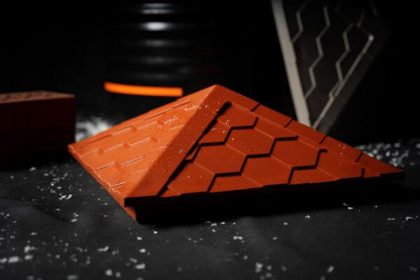 Колпак Zking Эверест Красный на столб 1.5х1.5 кирпича (390х390мм) в Новочебоксарске фото