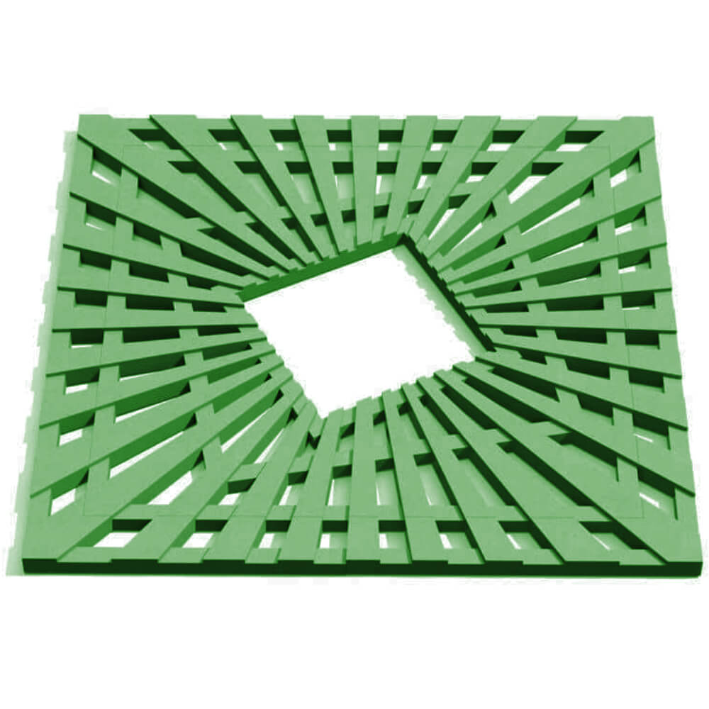 Приствольная решетка для дерева ZKING ATMOSPHERE 1.2х1.2м Зеленая Новочебоксарск фото