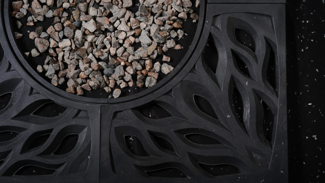 Приствольная решетка для дерева ZKING CRUST 1.2х1.2м Черная в Новочебоксарске фото